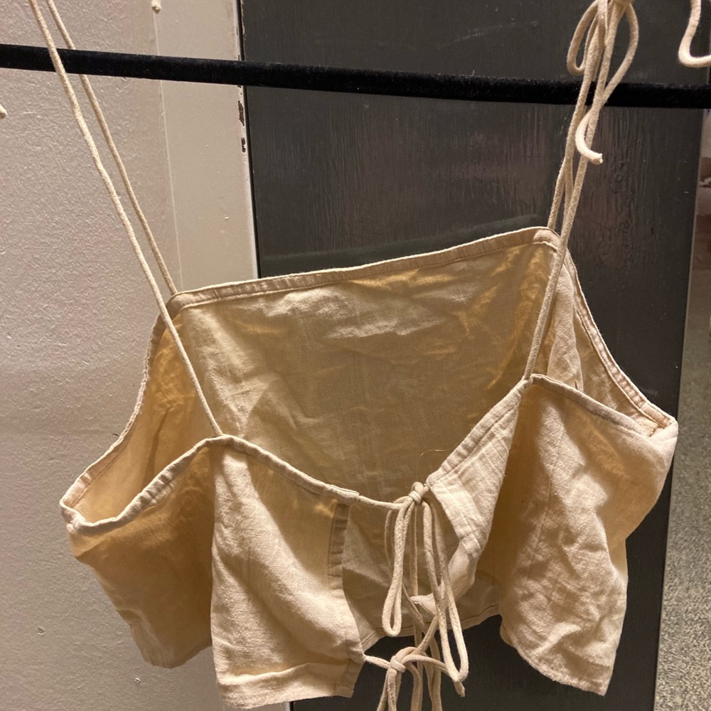 ASOS tie back shirt 🌟💛🌝